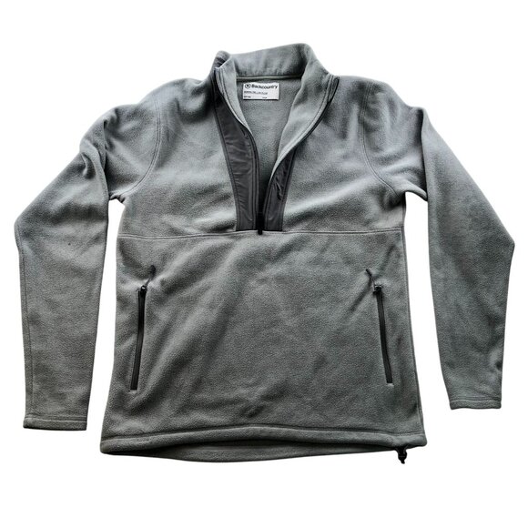 Backcountry Mens Fleece Jacket Large Half-Zip Pullover Cozy Winter Outdoors - Picture 1 of 16